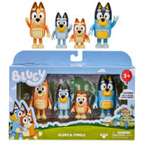 PACK X4 FIGURAS BLUEY