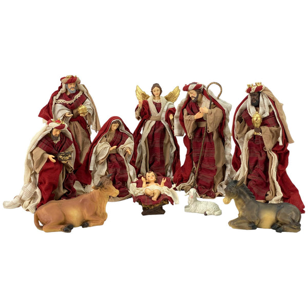 Jg De Nacimiento 10PZ 16.5X15X35 cm Poliresina/ Poliester