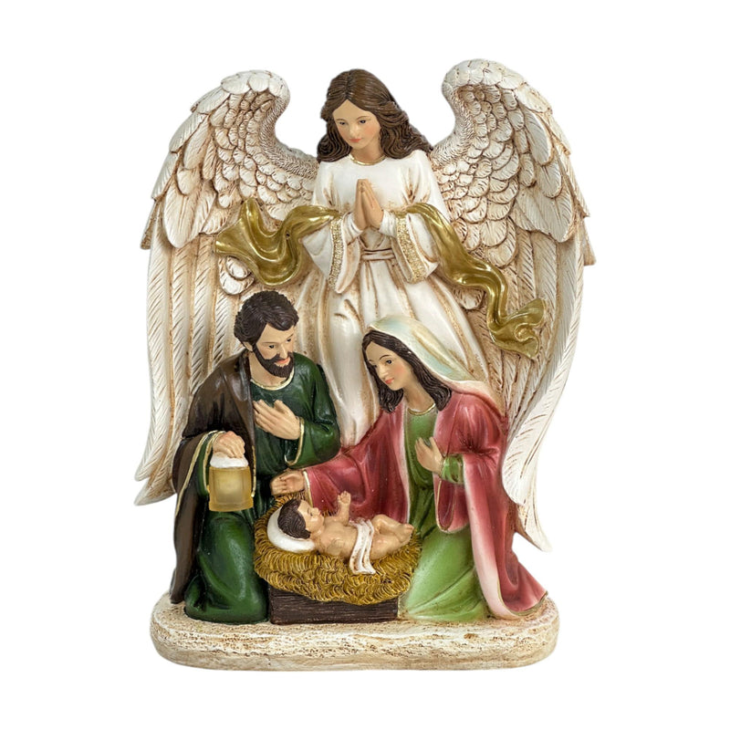 Pesebre Con Angel A/Bateria 2 20.80X10.40X25.60cm