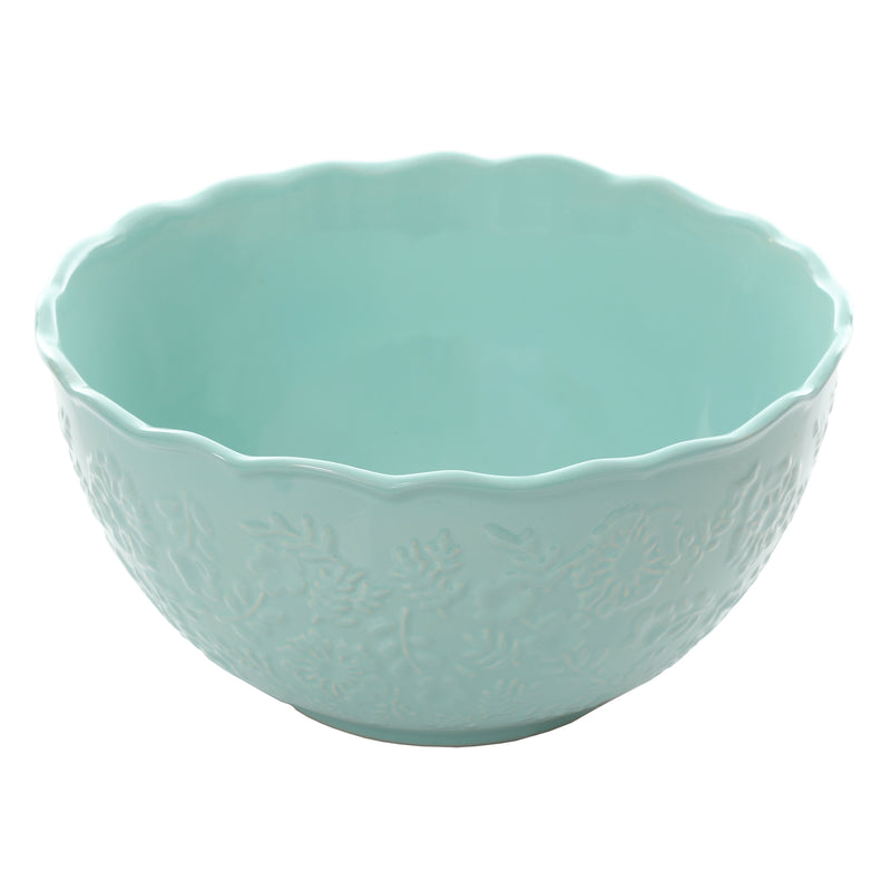 JUEGO DE 3 BOWLS DE CERAMICA MARCA PIONEER WOMAN COLECCIÓN FLORAL BURSTS