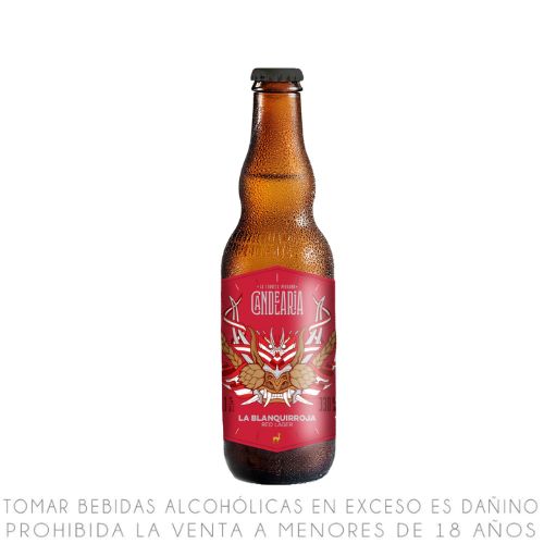 Cerveza Candelaria Blanquirroja Red Lager x 330ml