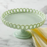 SOPORTE PARA TORTA DE VIDRIO DE 21.5 CM X 10.8 CM MARCA MARTHA STEWART COLECCIÓN HIGHBROOK