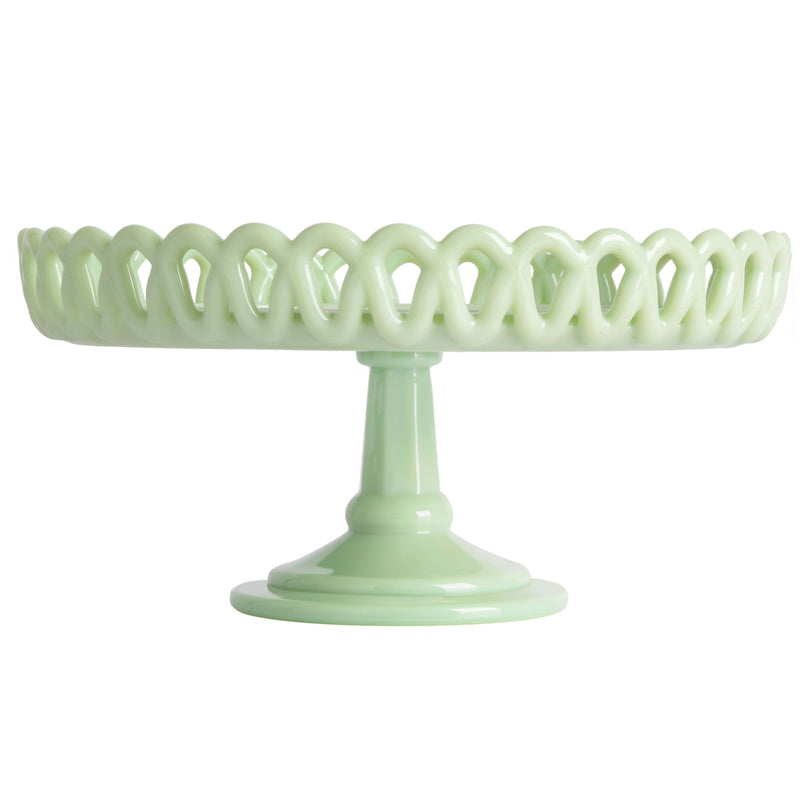 SOPORTE PARA TORTA DE VIDRIO DE 21.5 CM X 10.8 CM MARCA MARTHA STEWART COLECCIÓN HIGHBROOK