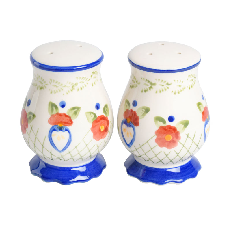 JUEGO DE 4 ACCESORIOS DE CERAMICA,MANTEQUILLERO, PORTA CUCHARON, SALERO Y PMENTERO MARCA LAURIE GATES COLECCIÓN TIERRA