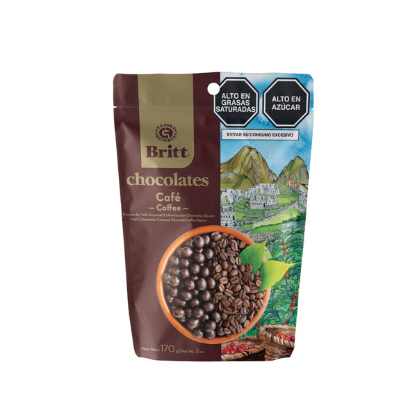 CHOCOLATE BITTER C/CAFÉ BRITT 170 GR