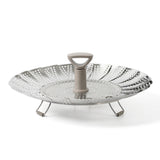 VAPORERA DE ACERO INOXIDABLE DE 22.8 CM PLEGABLE MARCA MARTHA STEWART COLECCIÓN RICHBURN
