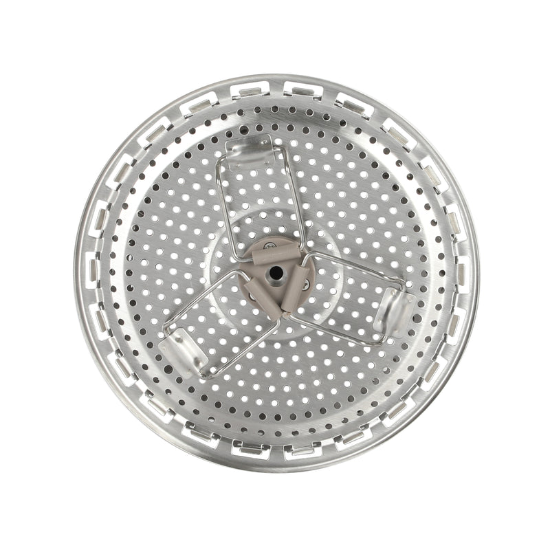 VAPORERA DE ACERO INOXIDABLE DE 22.8 CM PLEGABLE MARCA MARTHA STEWART COLECCIÓN RICHBURN