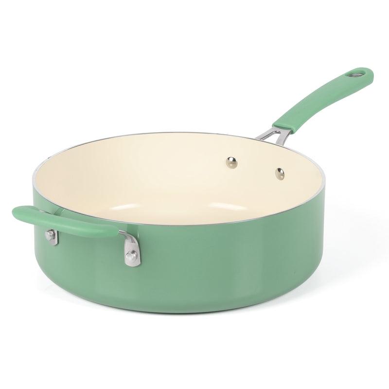 SARTEN CON TAPA DE 4.3 LITROS DE ALUMINIO MARCA MARTHA STEWART EVERYDAY COLECCIÓN CHARLEMONT