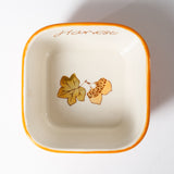 JUEGO X 3 RAMEKIN CUADRADO DE 11.18 CM  DE CERAMICA MARCA GIBSON HOME COLECCIÓN AUTUMN