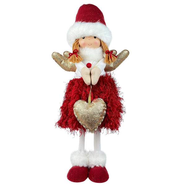 Muñeca Santa Rojo/Blanco 24X15X48 cm