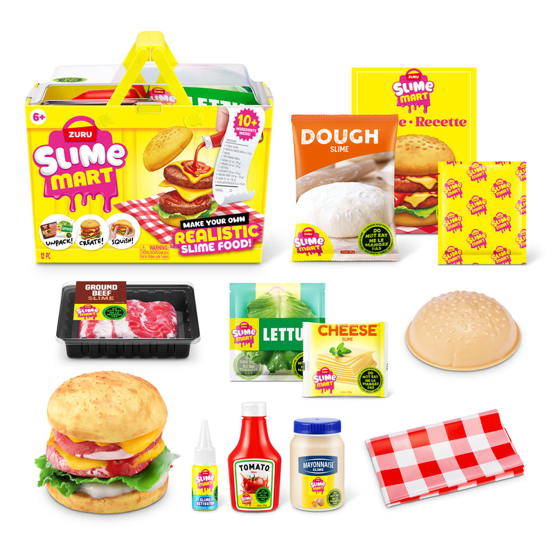 SET DE JUEGO HAMBURGUESA SLIME MART