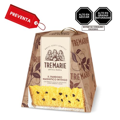 PRE VENTA Pandoro Magnifico Intenso Gotas de chocolate fondente