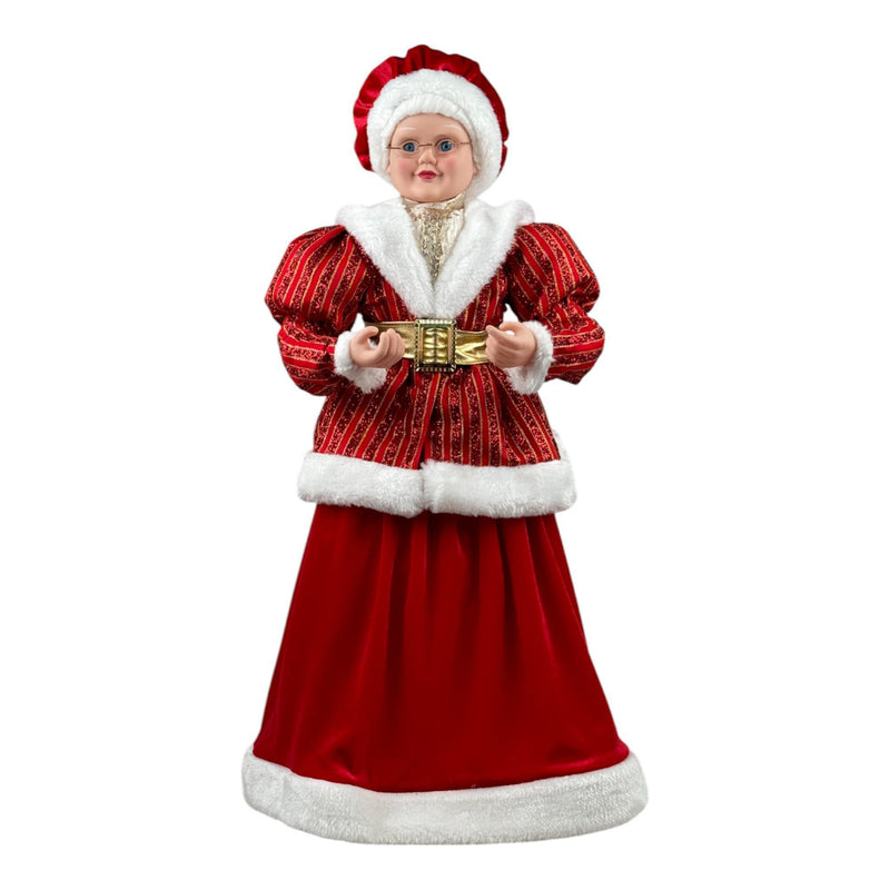 Mama Santa Rojo 28X12X61cm Poliester/Plastico