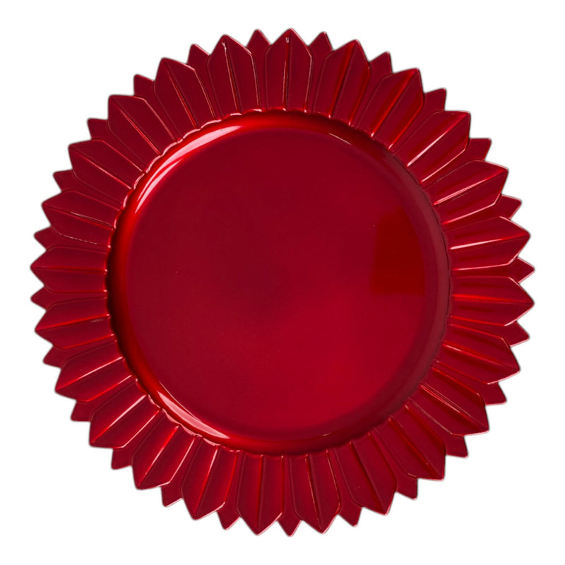 Portaplato Rojo 33X33X2cm Plastico
