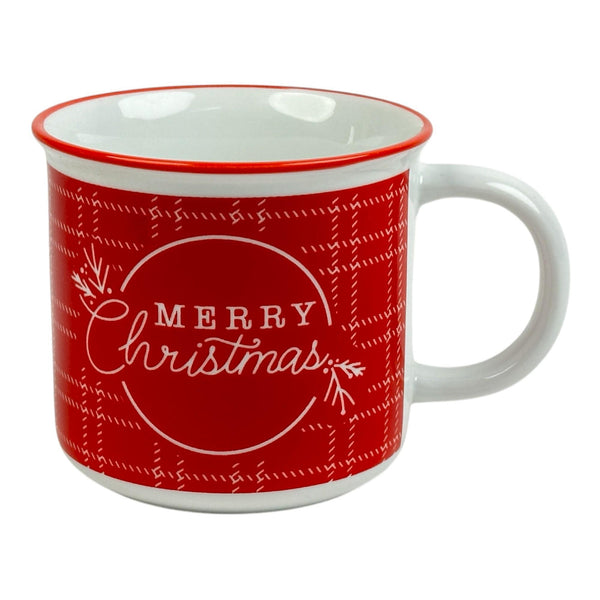 Taza Roja  12OZ 12ML 9.6X9.6X9cm Ceramica
