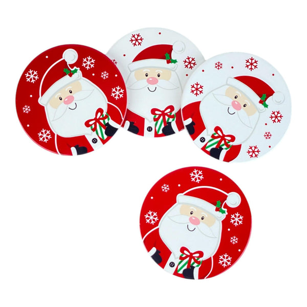 Jg Portavasos Deco Noel 4pzas 10.7X10.7X0.8cm DoloNoelmita