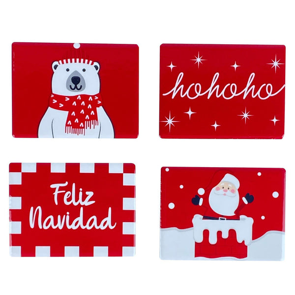 Magneto  Decor Navidad4 SURT 6X8X0.8cm Dolomita