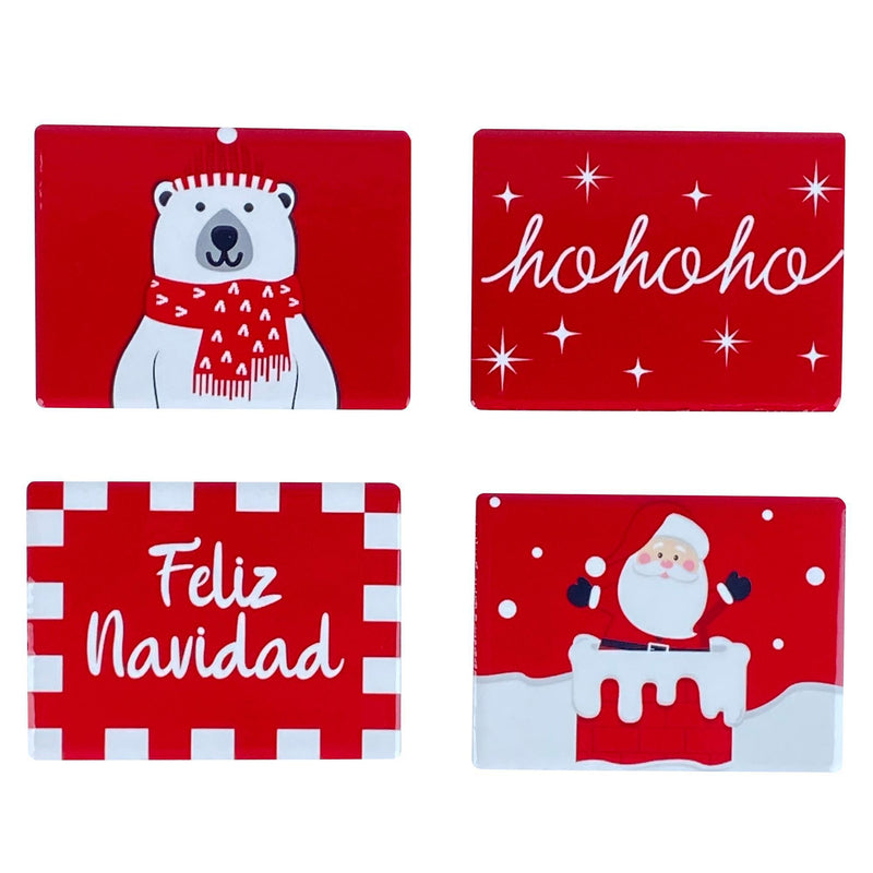 Magneto  Decor Navidad4 SURT 6X8X0.8cm Dolomita