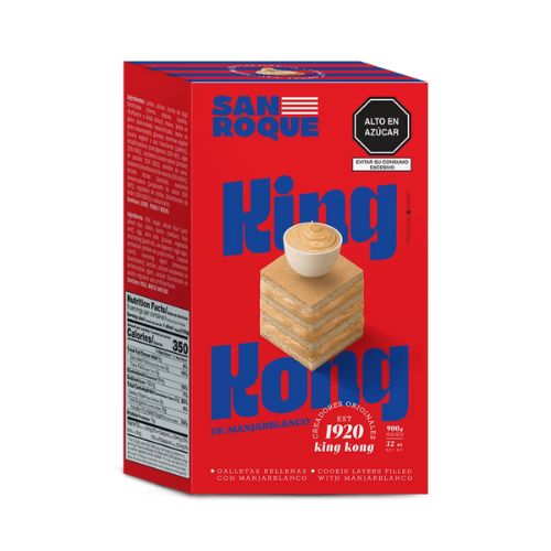 KING KONG MEDIANO3 DULCES X 900GR