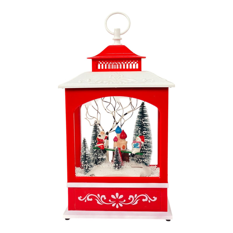 Linterna Deco Navidad C/Luz C/Mus C/Mov 23X13X43.50cm Plastico
