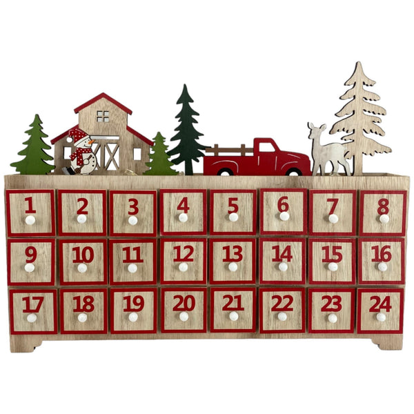 CALENDARIO DE ADVIENTO  A/BAT2 HECHO DE100% PLYWOOD