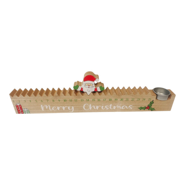 Calendario de Adviento46x4.6x12.5cm Hecho de 100% mdf