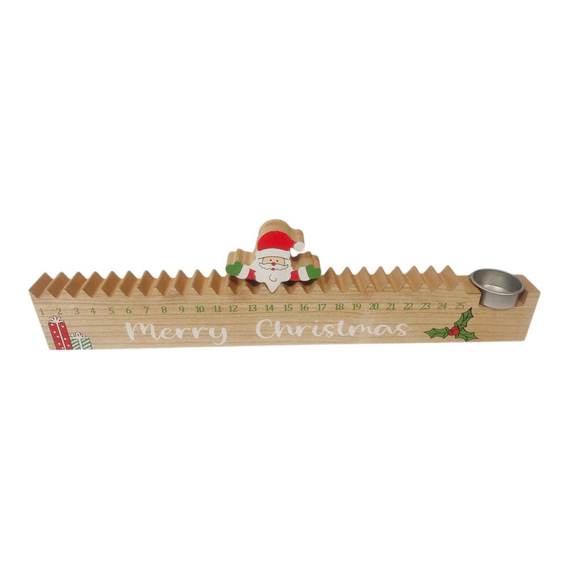 Calendario de Adviento46x4.6x12.5cm Hecho de 100% mdf