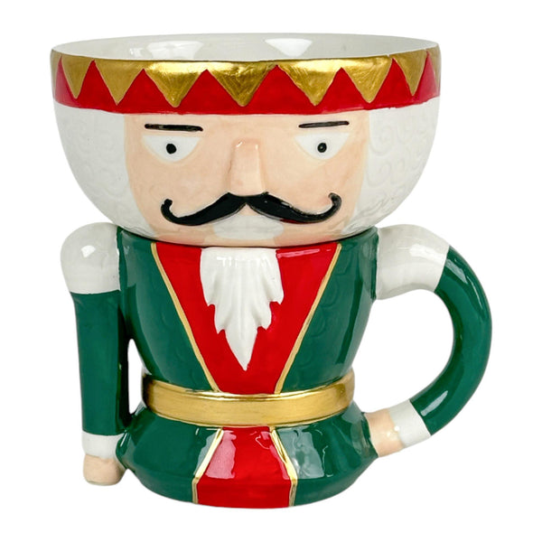 Jg Taza/Bowl Decor Cascanuez 2PZ 15.4X13.5X15.6cm Dolomita