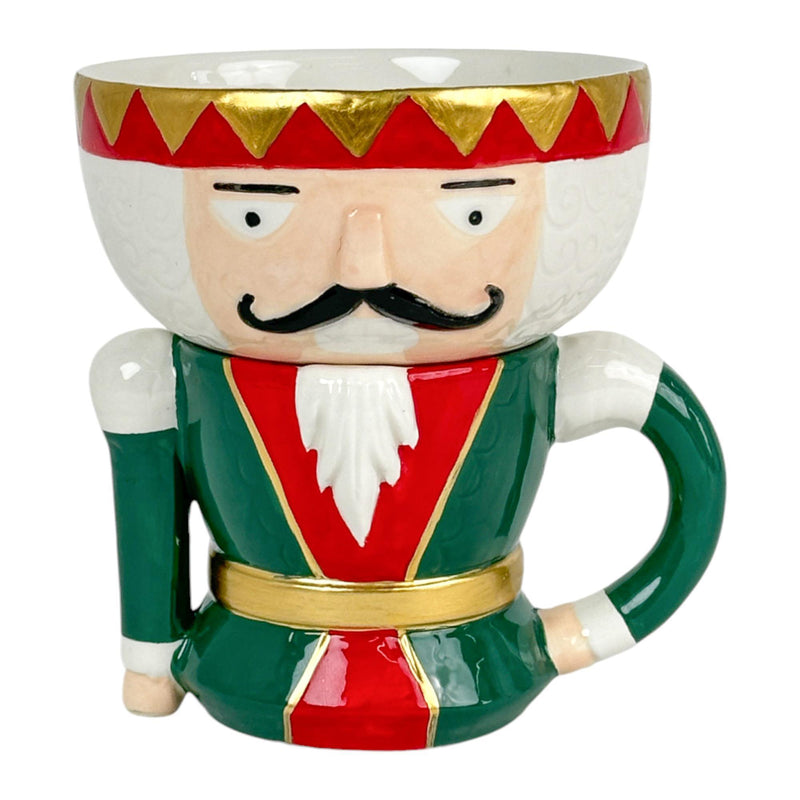 Jg Taza/Bowl Decor Cascanuez 2PZ 15.4X13.5X15.6cm Dolomita