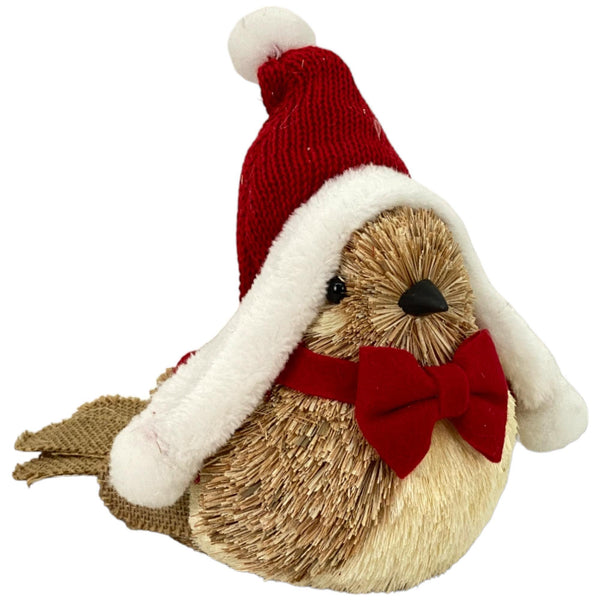 Pajaro Noel Dorado Polyfoam/Poliester