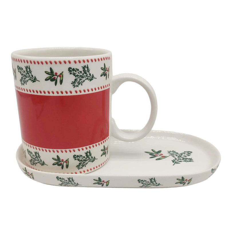 Set De Taza Y Plato 2 PZAS