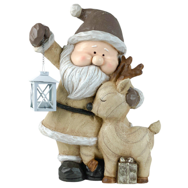 Santa  Con Oveja 32X23.50X43 cm Ceramica