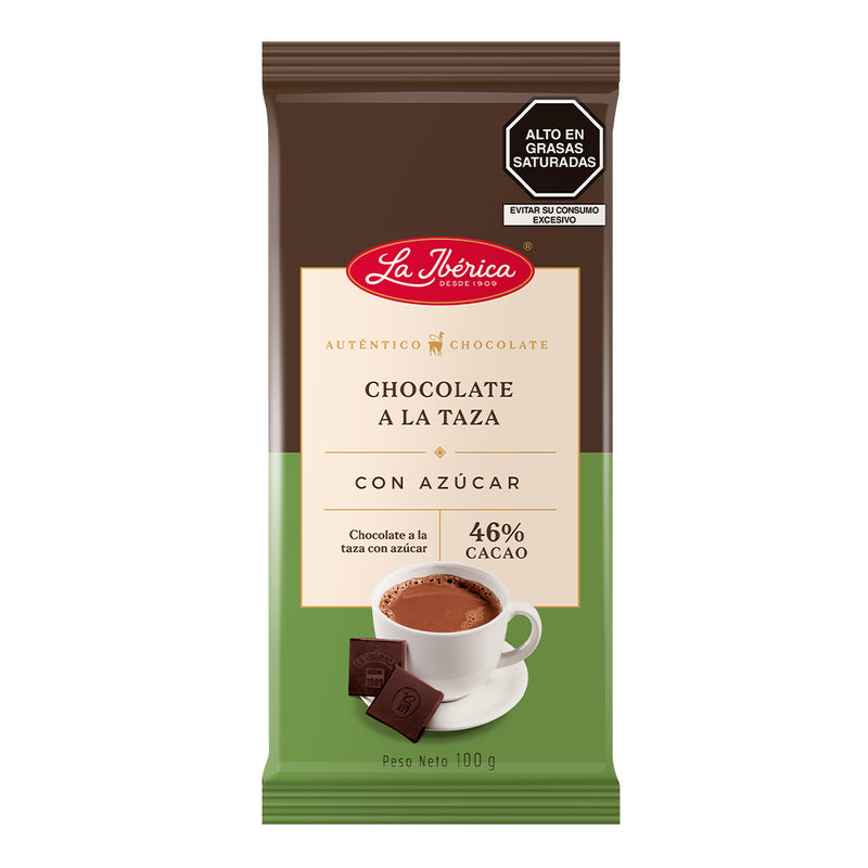 La Ibérica Chocolate con azúcar a La Taza 100 gr