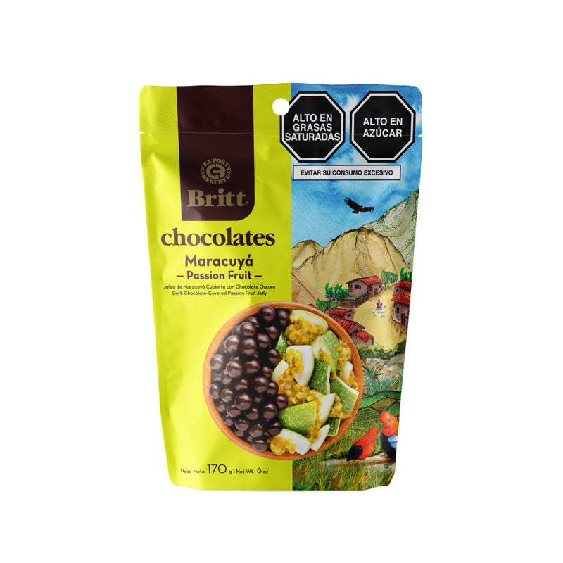 CHOCOLATE RELLENO DE MARACUYA BRITT 170