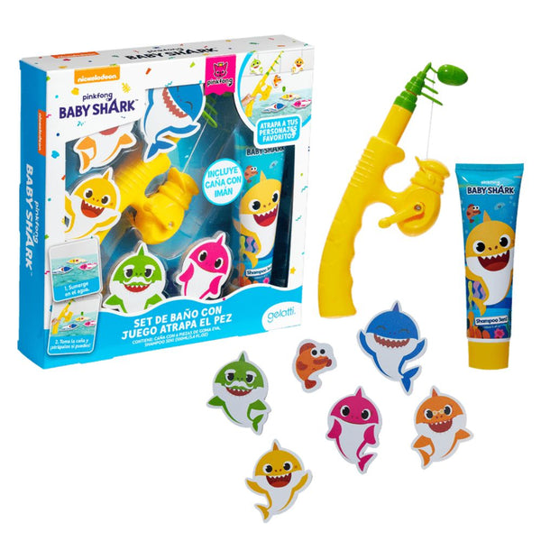 SET DE PESCA INFANTIL BABY SHARK PARA BAÑERA COD 5050A