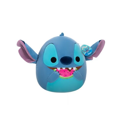PELUCHE 16CM STITCH CON SANDIA SQUISHMALLOWS