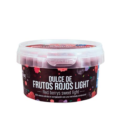 Pote De Dulces Frutos Rojos Light x 250 gr