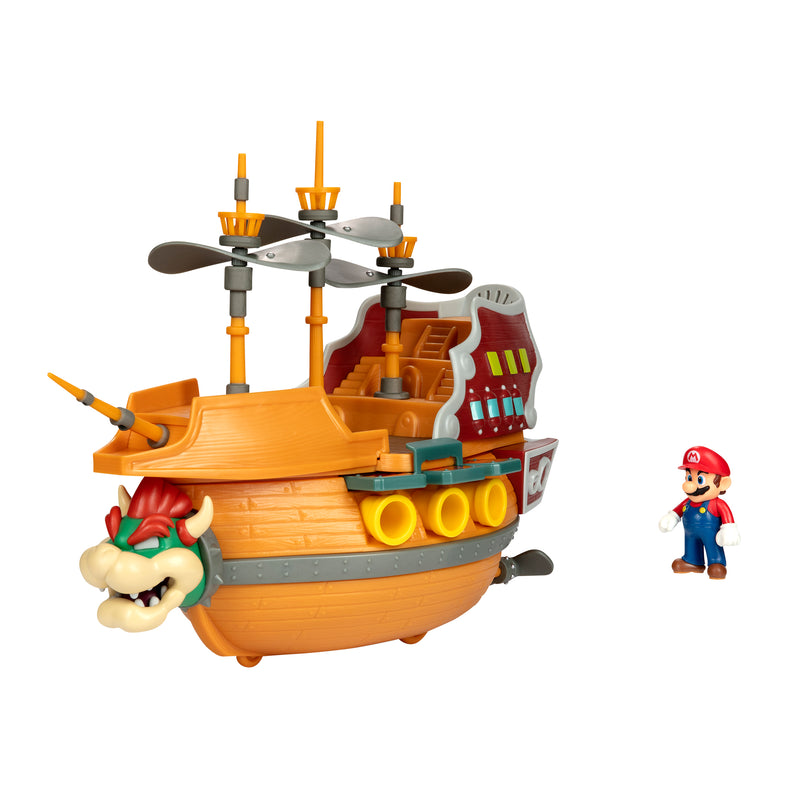 SUPER MARIO DLX BOWSER'S SHIP PLAYSET