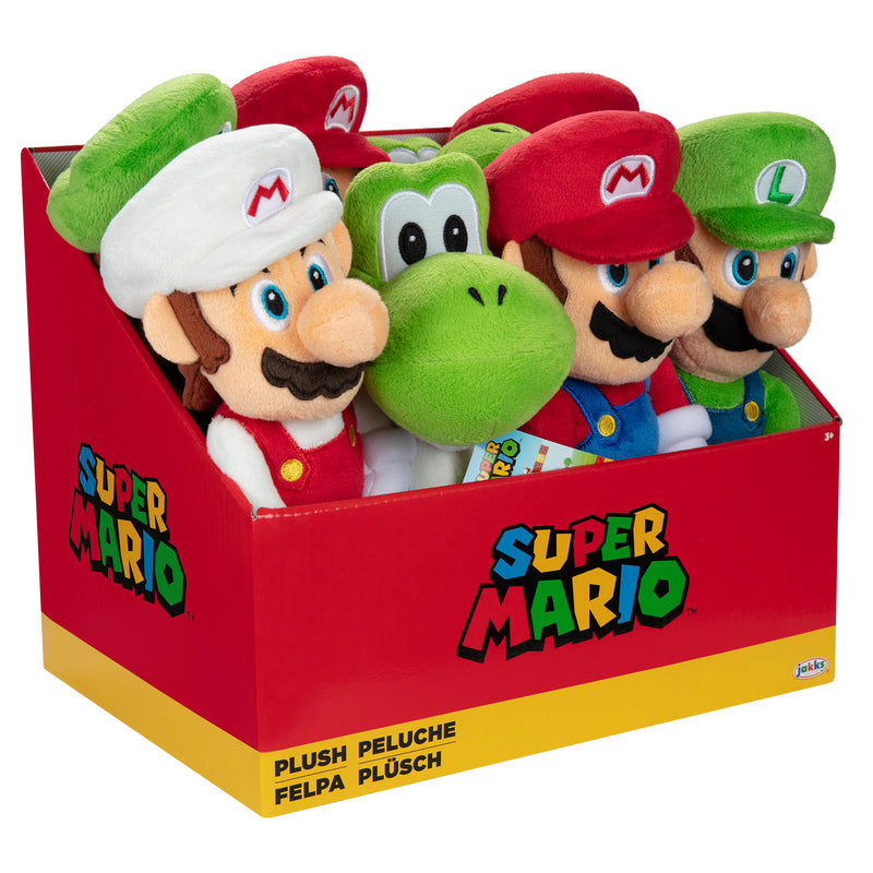 SUPER MARIO PLUSH 9" ASSTS