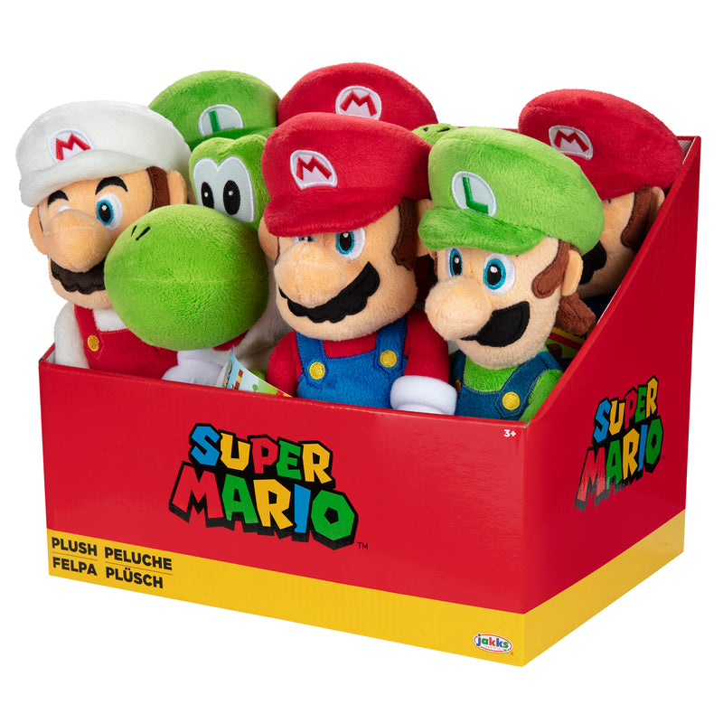 SUPER MARIO PLUSH 9" ASSTS