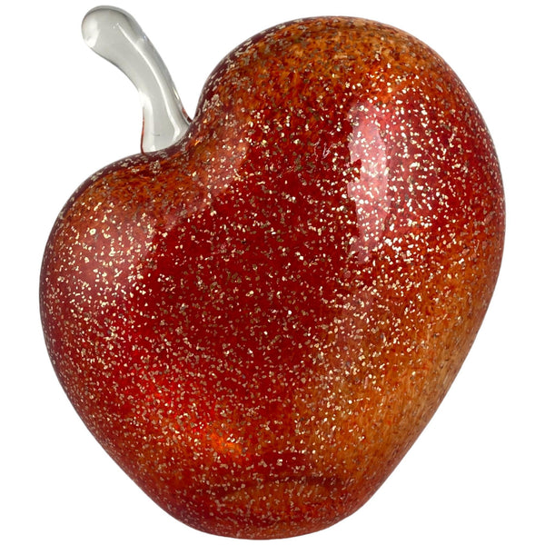 Manzana Roja De Vidrio 19X8X21.5cm