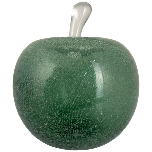 Manzana Verde De Vidrio 13X13X13.5cm