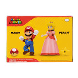 NINTENDO 4" FIGURE 2 PACK: MARIO & PEACH