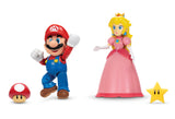 NINTENDO 4" FIGURE 2 PACK: MARIO & PEACH