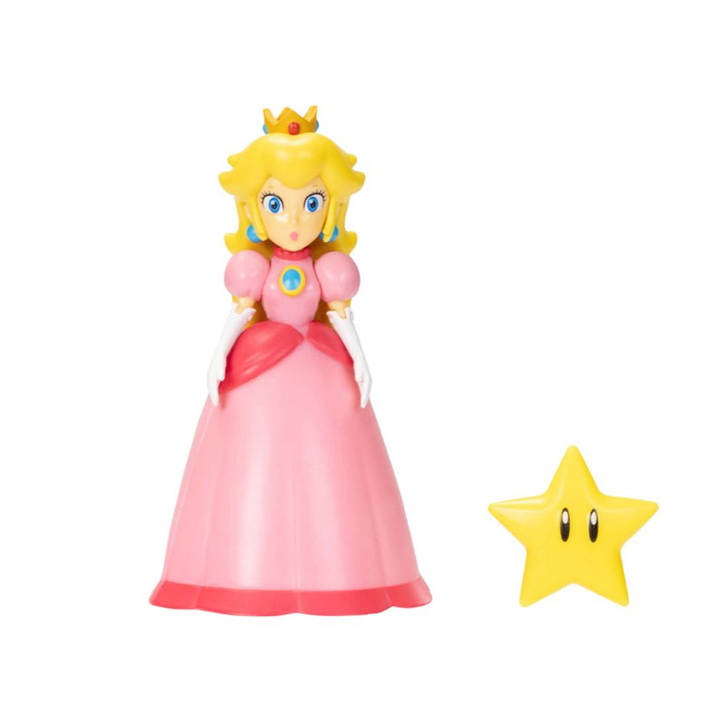 NINTENDO 4" FIGURE 2 PACK: MARIO & PEACH