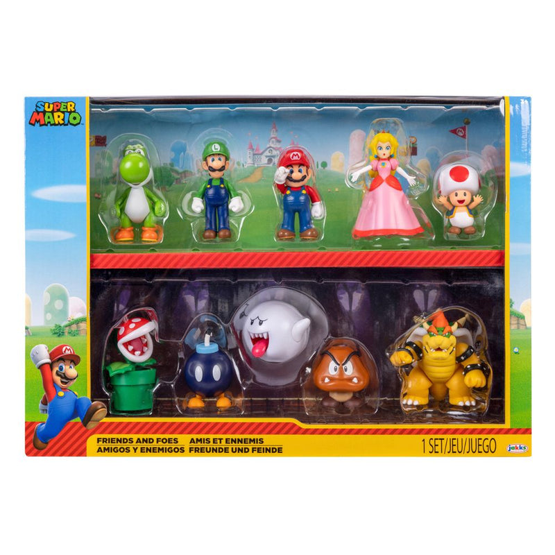 NINTENDO 2.5" FIGURES FRIENDS & FOES 10-PACK