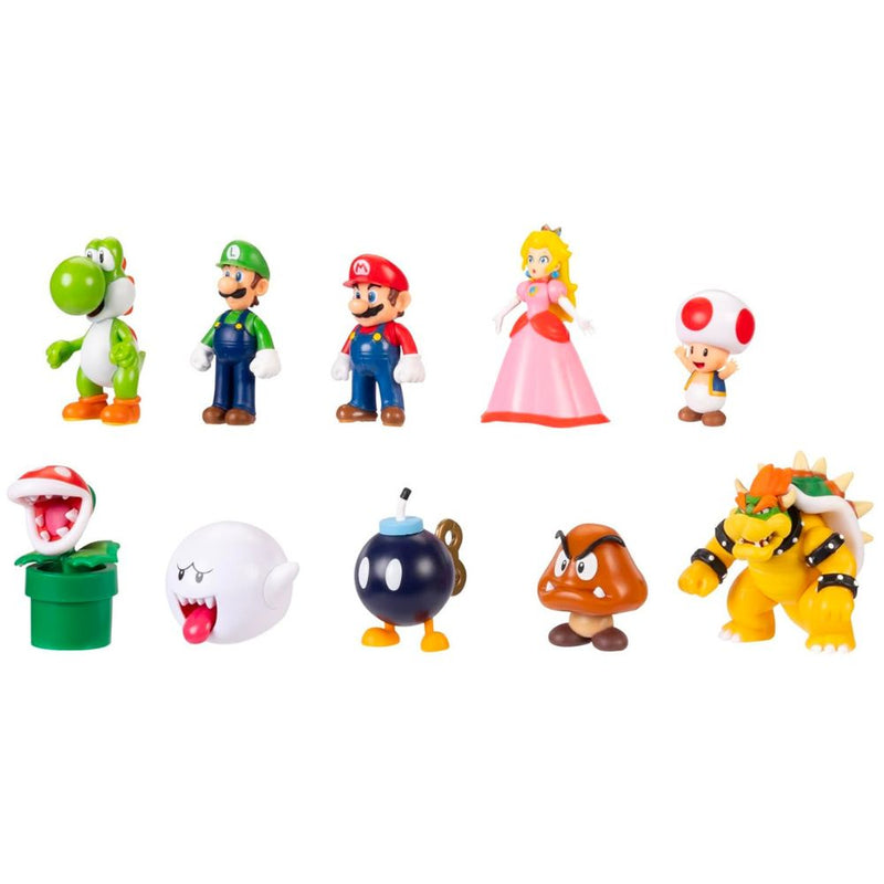 NINTENDO 2.5" FIGURES FRIENDS & FOES 10-PACK