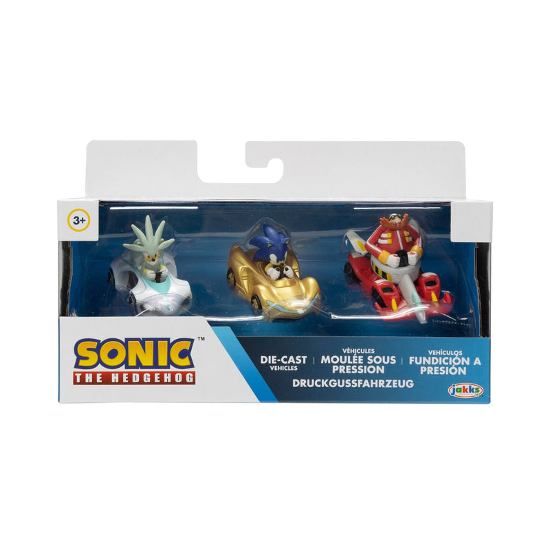 SONIC 1:64 DIE-CAST VEHICLES 3-PACK (W5 VEHICLES)