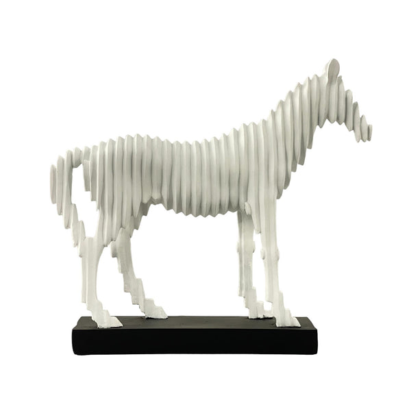 Caballo Blanco Tridimencional 37.5X9X34 cm