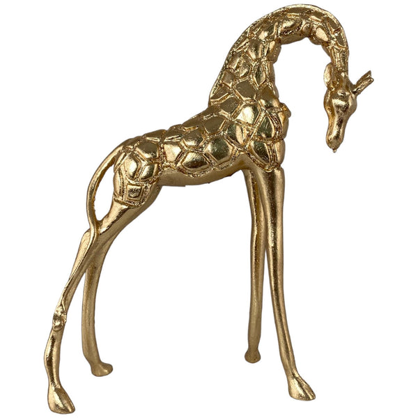 Jirafa Grande Color Dorado 21X10X27cm